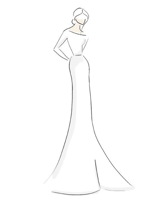 vestido novia silueta sirena